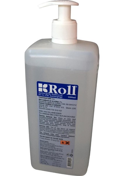 Sıvı Dezenfektan Roll 1 Litre