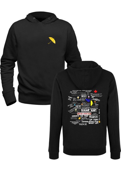 How I Met Your Mother Siyah Ön Arka Çocuk Baskılı Sweatshirt