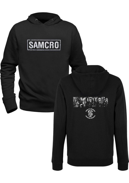 Son Of Anarchy Baskılı Siyah Ön Arka Çocuk Baskılı Sweatshirt
