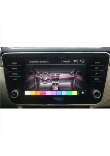 Skoda Superb Navigasyon Multimedia Teyp Ekran Koruyucu 9h Nano Film 2018 - 2023