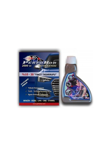 Perfobor Motor Onarım ve Performans Solisyonu 180ML(2000CC-3000CC Araçlar Için)