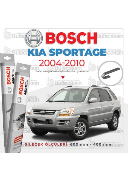 Kia Sportage Muz Silecek Takımı (2004-2010) Bosch Aeroeco