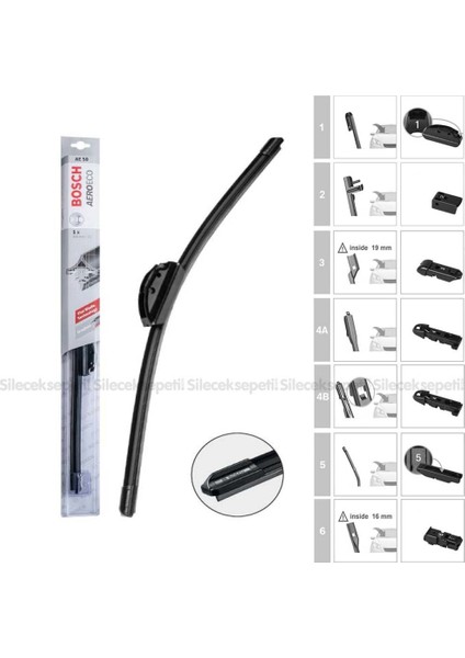 Chevrolet Captiva Muz Silecek Takımı (2006-2013) Bosch Aeroeco modelleri