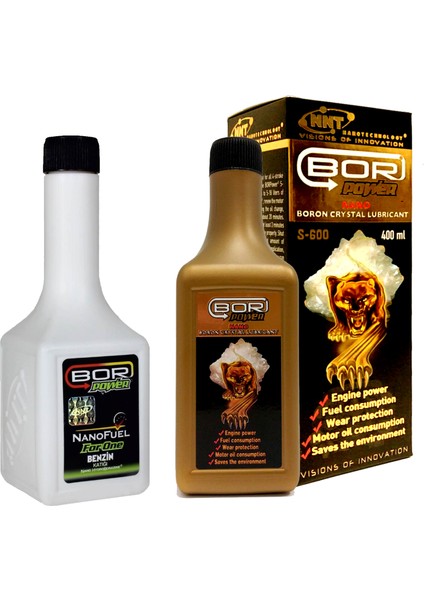 Bor Power S-600 Gold (400ML) + Benzin Katkısı (200ML)