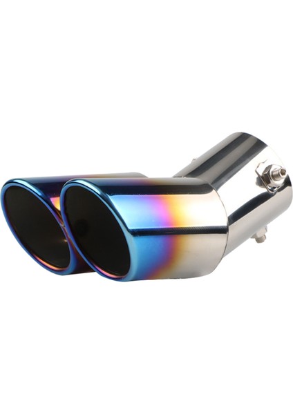 Oto Araba Egzoz Kuyruk Boru Sonu 63MM Dayanıklı Profesyonel Bend Izgara Mavi (Yurt Dışından) fiyatları