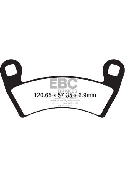 Ön Fren Balatası polarıs Sportsman 570325 Offroad FA656TT