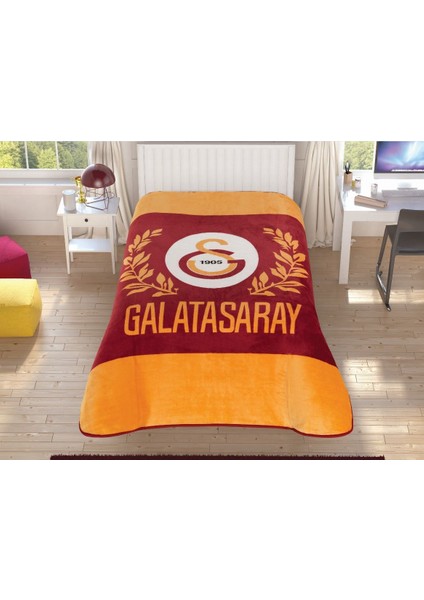 - Galatasaray Sarı Kırmızı Tek Kişilik Lisanslı Battaniye