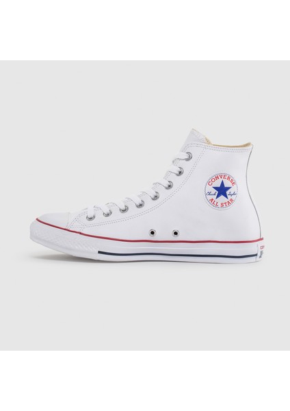 Chuck Taylor All Star Hi Deri  Beyaz Sneaker 132169C.100