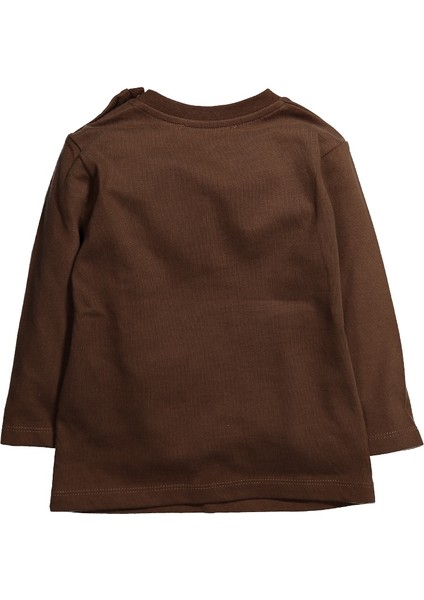 Erkek Bebek Yaka Çıtçıtlı Baskılı Uzun Kollu T-Shirt (9 Ay - 4 Yaş ) fiyatları