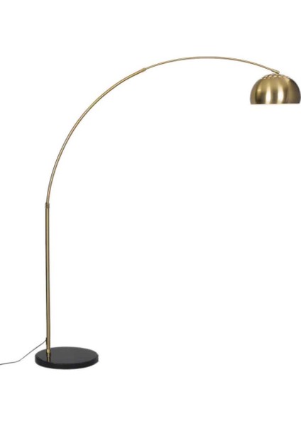 Altın Metal Lambader 158 cm