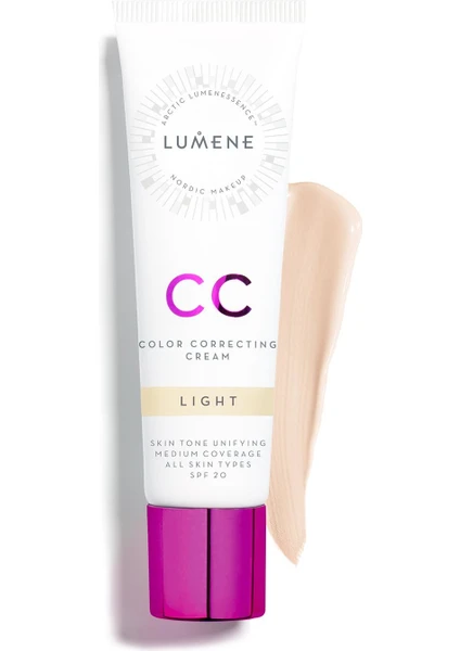 CC Cream Shade Light-7 Etkili Renk Dengeleyici CC Krem SPF 20 Açık