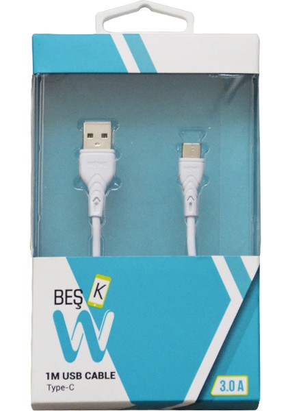 3.0A Type-C USB Hızlı Şarj ve Data Kablo Garantili