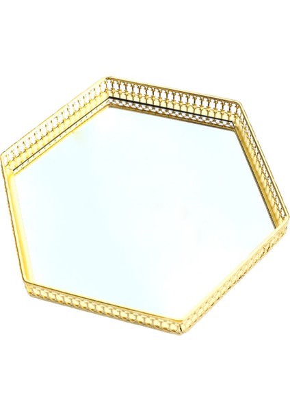 Ayna Takı Tepsi Parfüm Makyaj Depolama Tutucu (Yurt Dışından) fiyatları