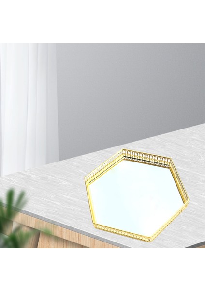 Ayna Takı Tepsi Parfüm Makyaj Depolama Tutucu (Yurt Dışından) modelleri