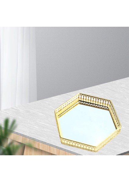 Ayna Takı Tepsi Parfüm Makyaj Depolama Tutucu (Yurt Dışından) modelleri