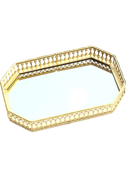 Ayna Takı Tepsi Parfüm Makyaj Depolama Tutucu (Yurt Dışından) fiyatları