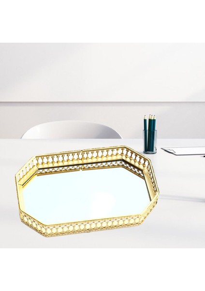 Ayna Takı Tepsi Parfüm Makyaj Depolama Tutucu (Yurt Dışından) modelleri