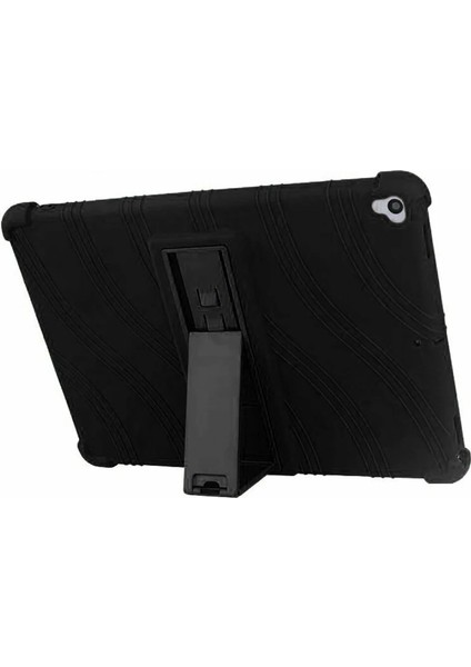 iPad Air 2 Standlı Silikon Kılıf - Siyah fiyatları