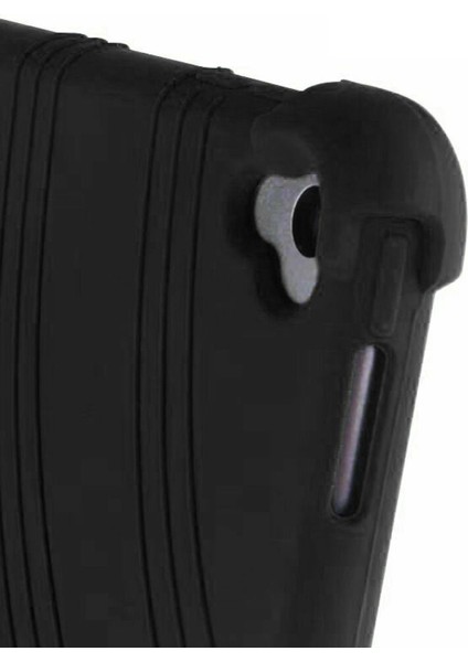 iPad Air 2 Standlı Silikon Kılıf - Siyah modelleri