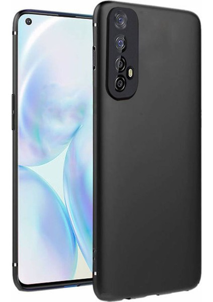 Realme 7 Elektrocase Serisi Kamera Korumalı Silikon Kılıf - Siyah