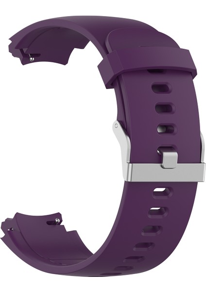 Amazfit Verge Kordon Kançalı Silikon Renkli Mor