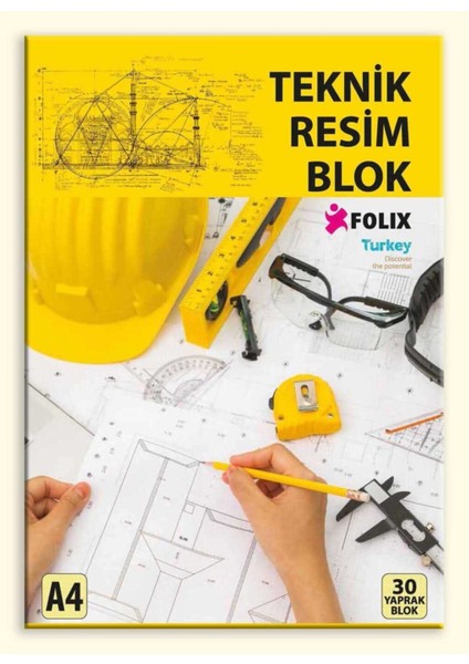 Teknik Resim Bloknot A4 Dik 30 Yaprak