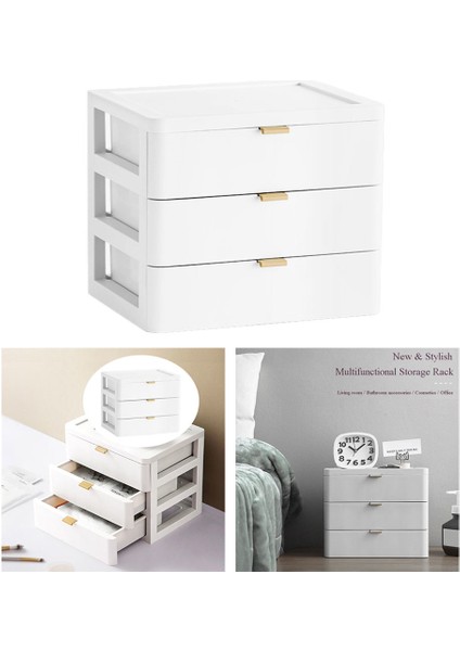 Çok Fonksiyonlu Ofis Masaüstü Çekmece Plastik Istiflenebilir Saklama Kutusu (Yurt Dışından) fiyatları