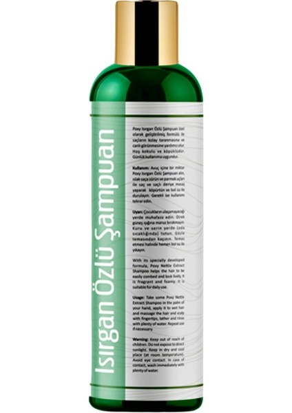 Yağlı Saçlara Özel Isırgan Özlü Şampuan 400 ml