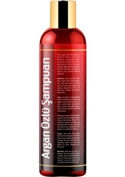 Boyalı Saçlara Özel Argan Özlü Bakım Şampuanı 400 ml