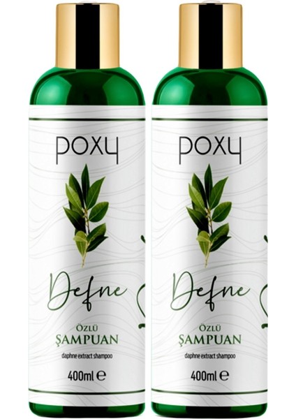 Kuru ve Boyalı Saçlara Özel Defne Özlü Şampuan 400 ml x 2 Adet