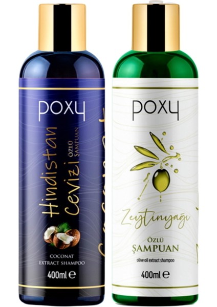 Hindistan Cevizi Özlü Şampuan 400 ml Zeytinyağı Özlü Şampuan 400 ml