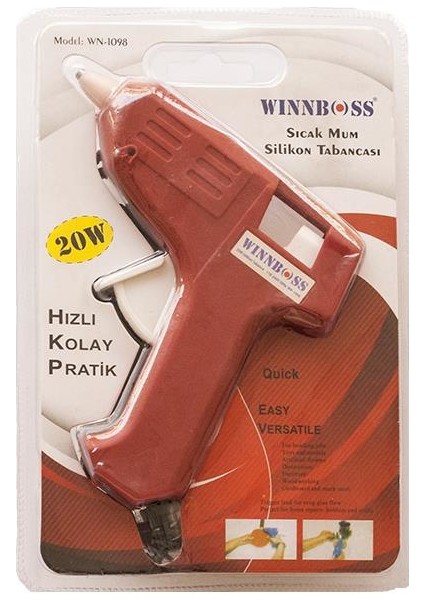 Silikon Tabancası 20W - Kırmızı