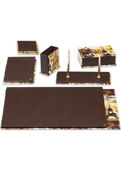 7150-382 Multicolor Paris Suni Deri Sümen Takımı