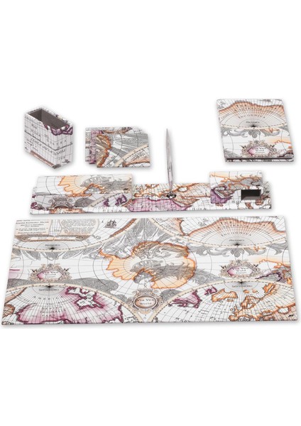 7650-348 Multicolor Atlas Suni Deri Sümen Takımı