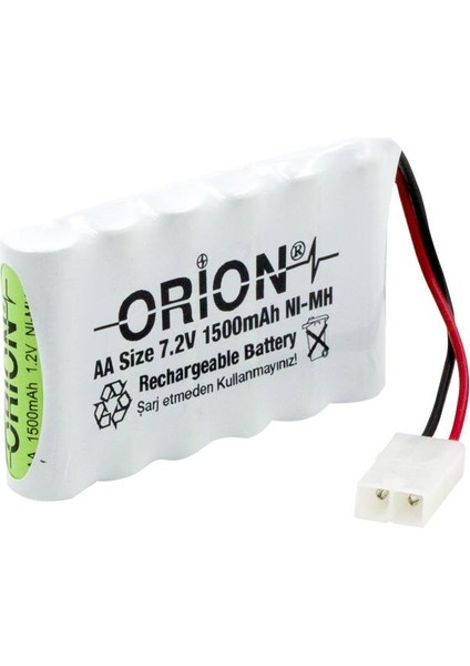 Aa 7.2V 1500MAH Tamiya Soketli Şarjlı Oyuncak Pili