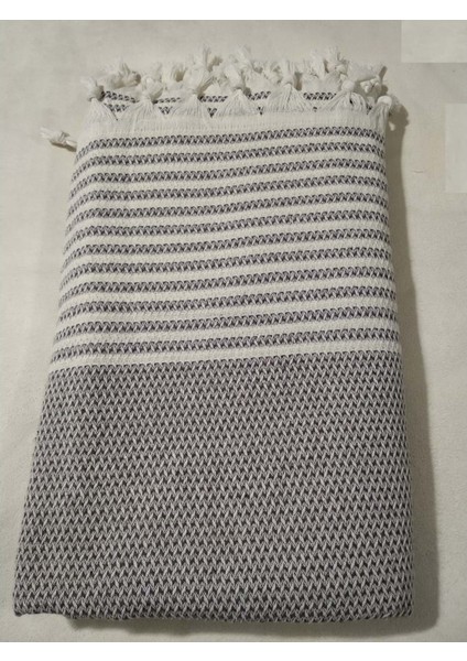 Pamuklu Kaymaz Hasır Dokuma Kolları Örten Koltuk Örtüsü Maxi Takım (3+3+1+1)-K.kahve