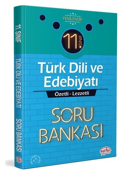 Editör Yayınları 11. Sınıf Türk Dili ve Edebiyatı Özetli Lezzetli Soru Bankası