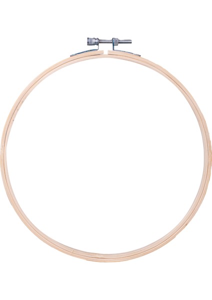 Nakış El Işi Kasnağı Vidalı Ahşap 23 cm