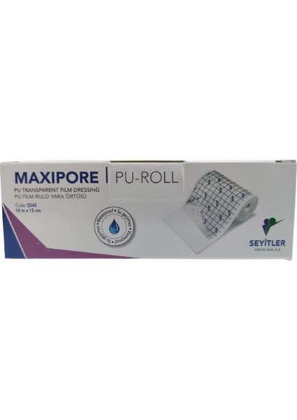 Pu Film Su Geçirmez Flaster Banyo Bandı 10M x 15CM