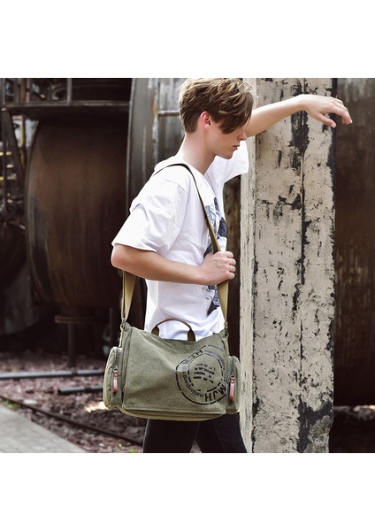 Erkek Su Geçirmez Kanvas Omuz Çantası 14 15.6 17 Inç Dizüstü Bilgisayar Evrak Çantası (Yurt Dışından) fırsatları