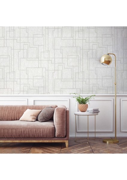 Adawall Octagon 1202-1 Geometrik Desenli Duvar Kağıdı 10 M²