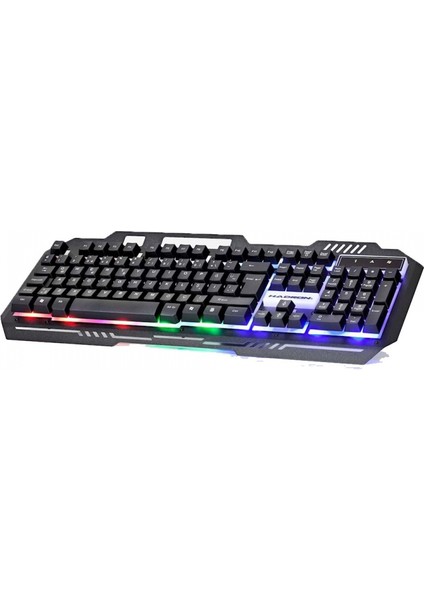 HD863 Kablolu Metal Rgb Işıklı Oyuncu Gaming Klavye