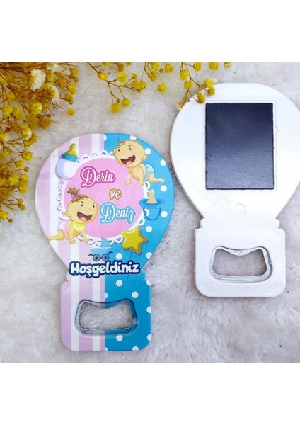 30 Adet Ikiz Bebek Magnetler Balon Açacak HDBL31