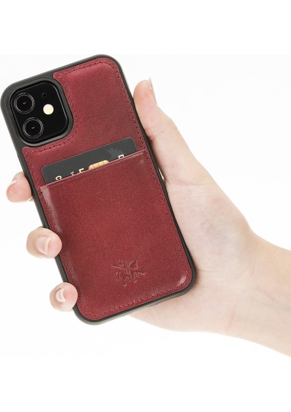 Apple iPhone 12 Mini Capri Deri Kartlıklı Telefon Kılıfı fırsatları
