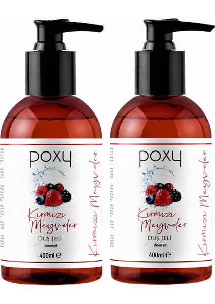 Kırmızı Meyveler Duş Jeli 400 ml x 2 Adet