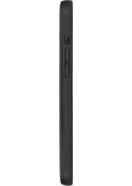 Apple iPhone 12 Mini Lucca Gri Deri Telefon Kılıfı