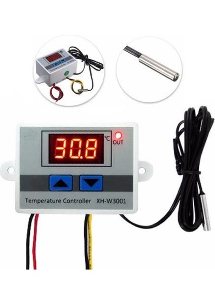 XH-W3001 12V Dc Dijital Termostat