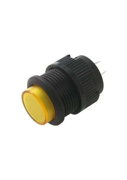 AF180C 16MM Plastik Ledli Kalıcı Buton Sarı