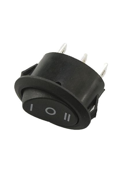Rl3-6 Oval On-Off-On Anahtar 3-Pin