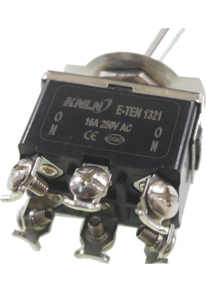 E-TEN1321 On-On 6-Pin Toggle Switch